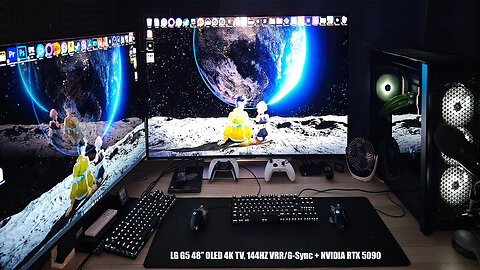 LG G5 48" OLED 4K |144Hz | VRR | G-Sync + NVIDIA RTX 5090 Gaming PC | HDR