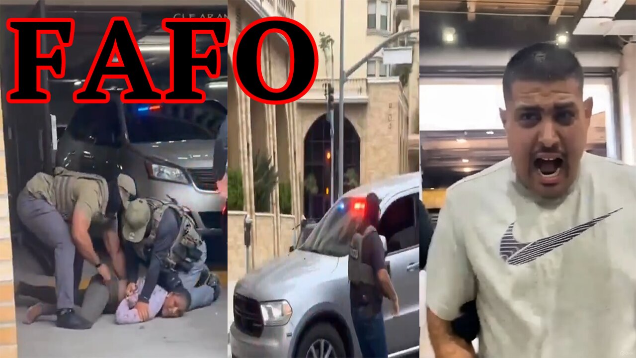 He FINDS OUT after TOWING ICE vehicle during Illegal Alien arrest! FAFO!