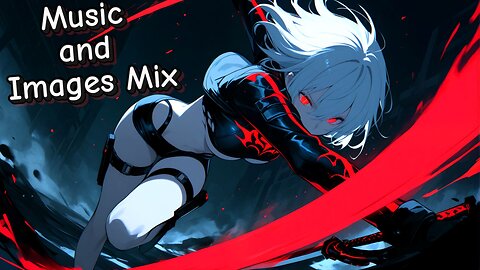 'REDCORE' Dark Cyberpunk x Dark Synth x Violin. Music and Images Mix