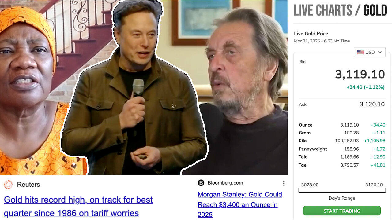 Dr. Stella Immanuel | Who Is Elon Musk’s Father? Why Did Elon Musk’s Father Say? "Netanyahu Described Elon Two Years Ago As the DeFacto President of the United States. Not Biden." - Errol Musk (2/12/2025) + Gold Hits $3,100!