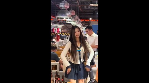 cute girl dancing