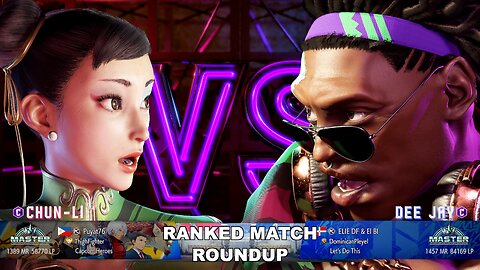 Kuya Kalbo SF6 Ranked Match Roundup. Chun Li Master Rank [Hori Fight Stick]