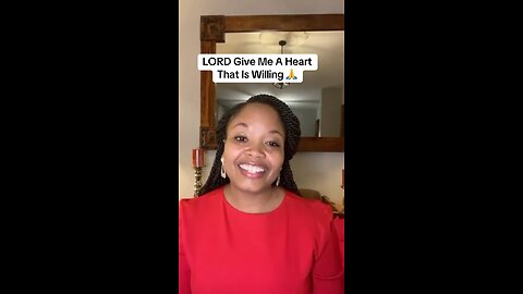 LORD, Give Me A Heart That Is Willing🙏- Psalms 119:32 AMP