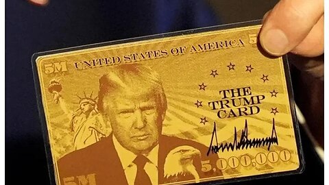 Trump shows off Gold Card for US citizenship: "For $5 million this can be yours."
