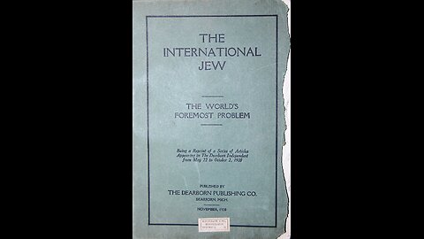 The International Jew by Henry Ford | Synopsis