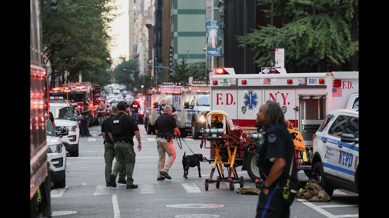 At least 3 people, including a police officer, killed in a Manhattan office building shooting