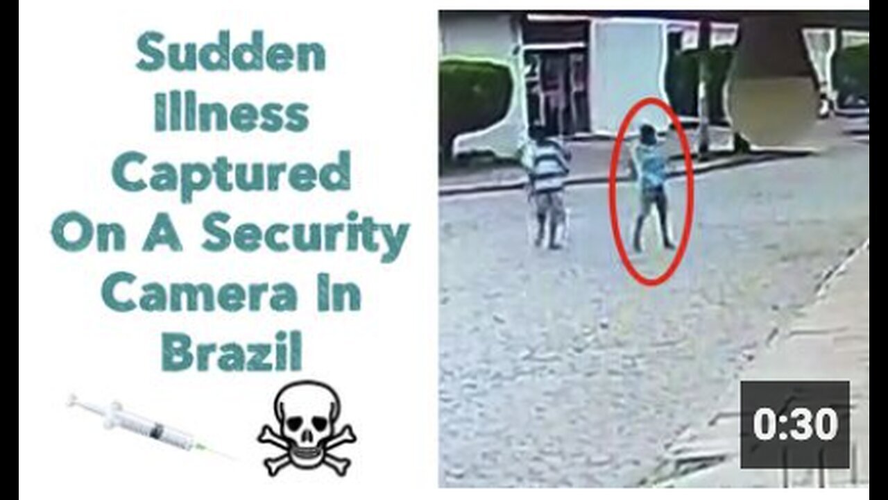 "Security Camera in Brazil Captures Unexpected Illness Incident"
