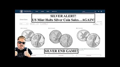 BIX WEIR | SILVER END GAME! US Mint Halts Silver Coin Sales...After 180 Years of Price Suppression!