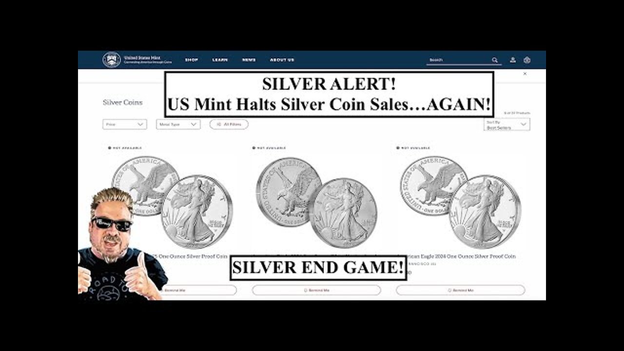 BIX WEIR | SILVER END GAME! US Mint Halts Silver Coin Sales...After 180 Years of Price Suppression!