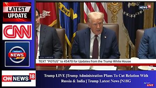 Trump LIVE |Trump Administration Plans To Cut Relation With Russia & India | Trump Latest News |N18G