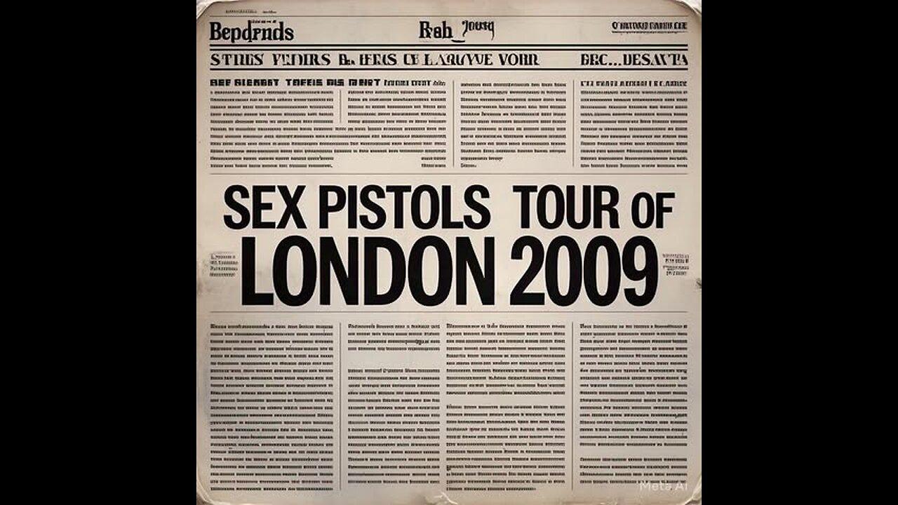 SEX PISTOLS TOUR OF LONDON (2009) by the clip king