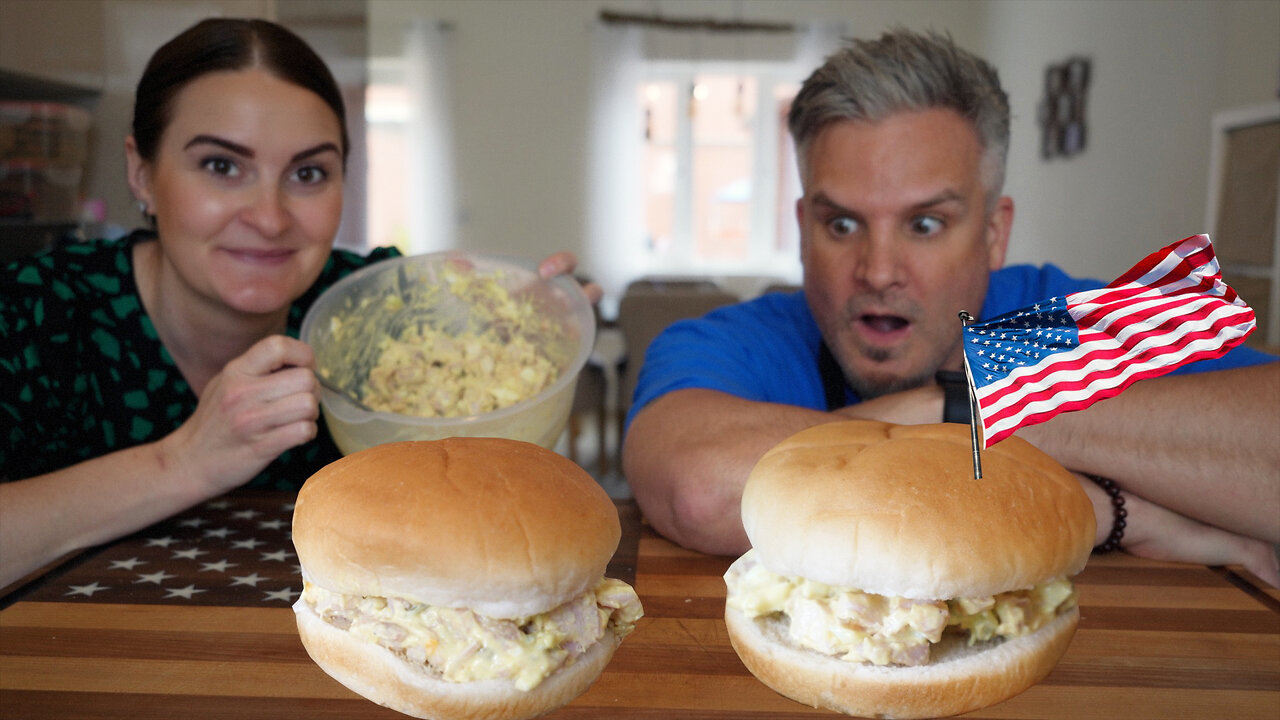 Brits Discover Ham Salad | Never Eating UK Sandwiches Again!