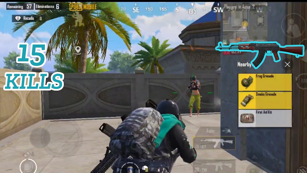 SUPER POWER OF AK47 !!! 15 KILLS SOLO VS SQUADS | PUBG MOBILE