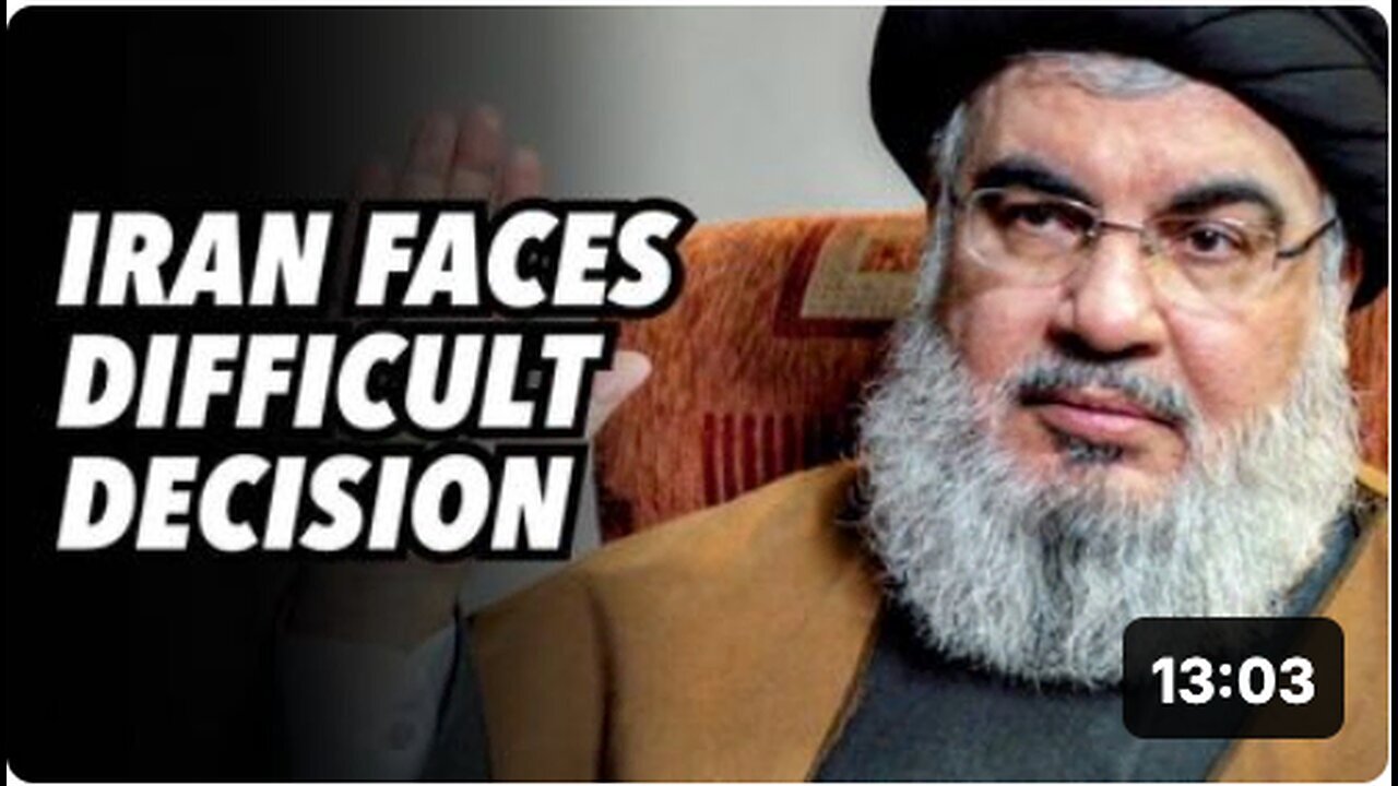 "Iran's Difficult Decision Amid Rising Middle East Tensions"