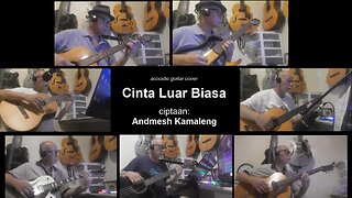 Cinta Luar Biasa acoustic guitar vocals cover