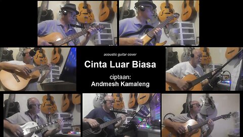 Cinta Luar Biasa acoustic guitar vocals cover