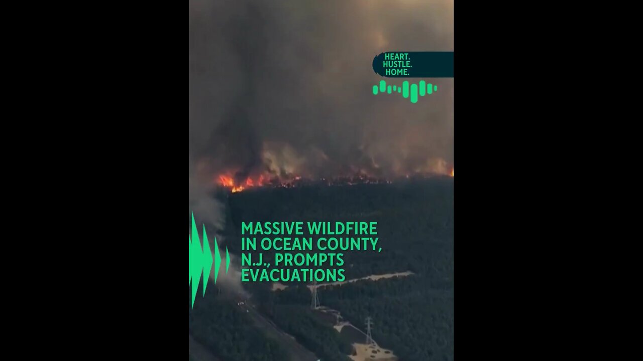 The world 🌎 is on fire 🔥 this time in Ocean County New Jersey