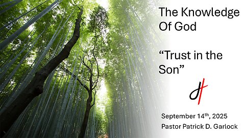 The Book of John 6:1-21 - "Trust in the Son"