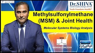 Dr.SHIVA™: MSM on Joint Health @CytoSolve® Systems Analysis(3/21)