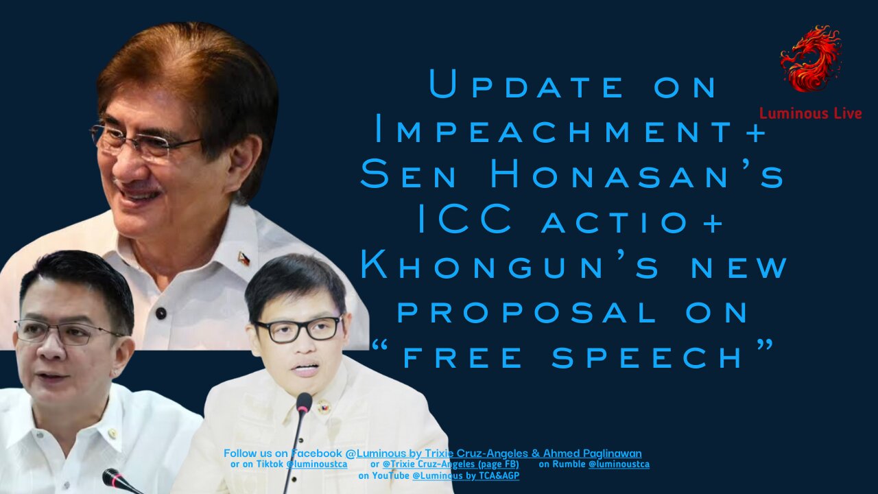 Honasan, Escudero, Khongun