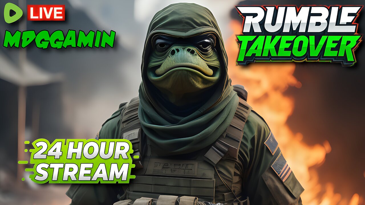 🔴LIVE - 24 Hour Gaming Streamathon - Chilling & Chatting - #RumbleTakeover