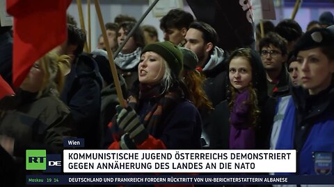 Protest am Rande des Wiener Opernballs: Kritik an Aufrüstung und NATO-Nähe