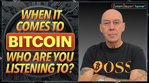 🇬🇧 BITCOIN | It is crucial you choose the right voices to get your information from! (Ep 755) 🚀