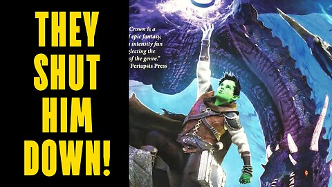 This VIRAL Fantasy Author BANNED ON YOUTUBE For SUPPORTING Eric July?!