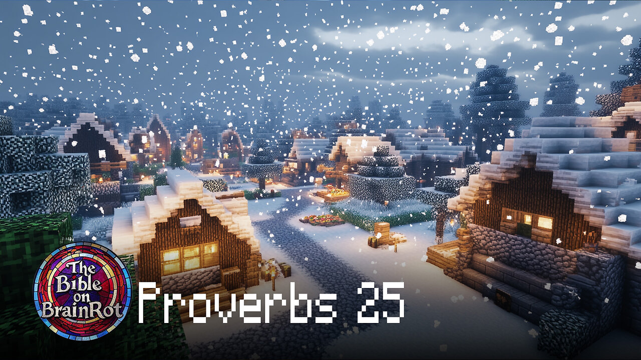 Proverbs 25 – Apples of Gold | The Bible on BrainRot