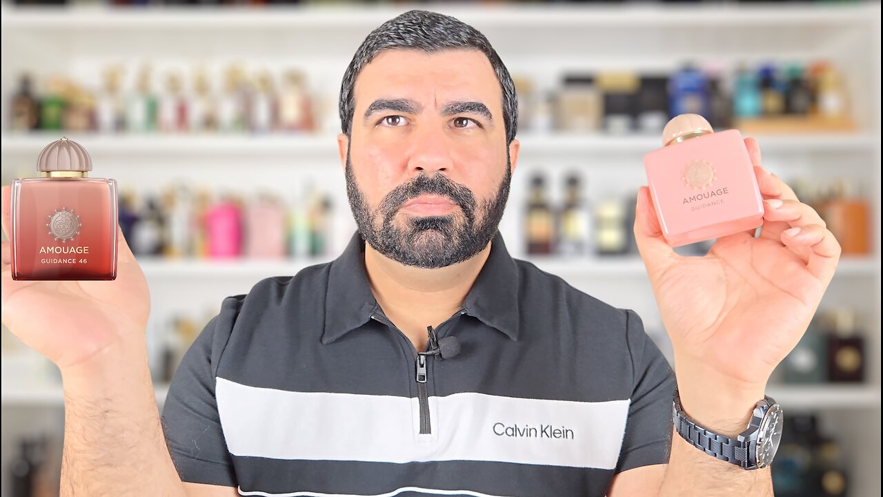 مقارنة بين عطر كايدنس الاورجنال مع كايدنس ٤٦ من امواج . amouage guidance vs guidance 46