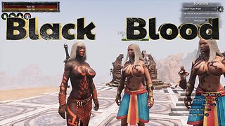 Conan Exiles naked beginners guide Black Blood the scraps 3 skull boss Busty boobs #conanexiles tits