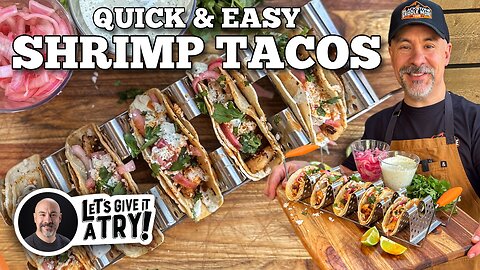 Todd's Quick & Easy Shrimp Tacos on the Blackstone Griddle
