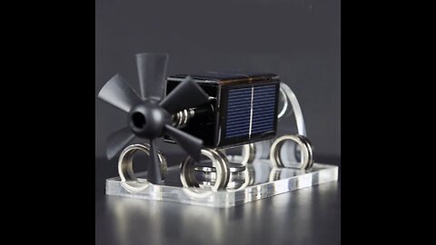 Solar Energy Magnetic Levitation Fan Blade Solar Motor with 300-1500Rpm, for Laboratory & Toys