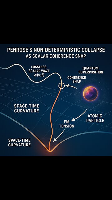 🧠 Solved with FWT: Penrose’s Non-Deterministic Collapse Is a Scalar Phase Transition
