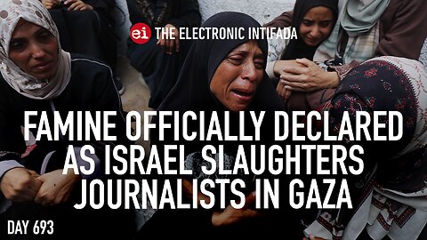 Famine officially declared as Israel slaughters journalists in Gaza, with Nora Barrows-Friedman