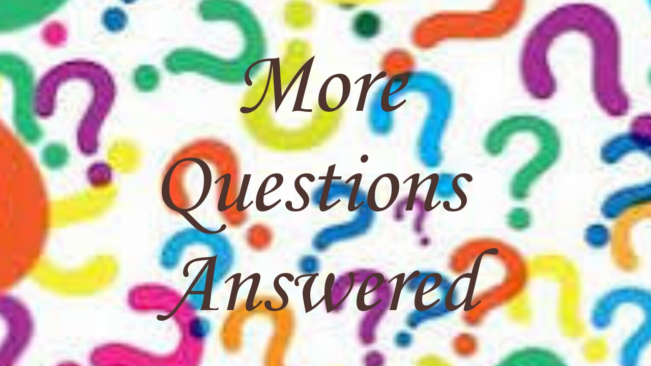 Interviews with a toddler: More questions answered