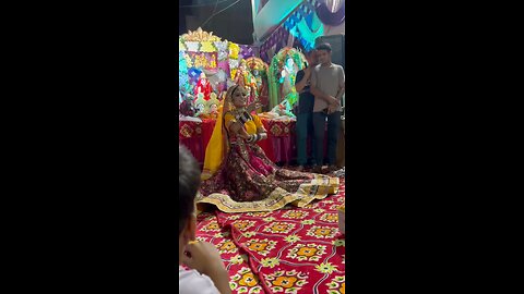 Radha Krishna butiful dance in jajran🌹