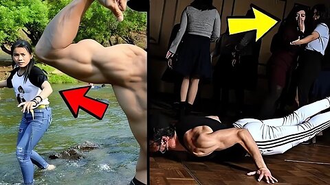 🔥Scaring People in The Gym With Calisthenics #25