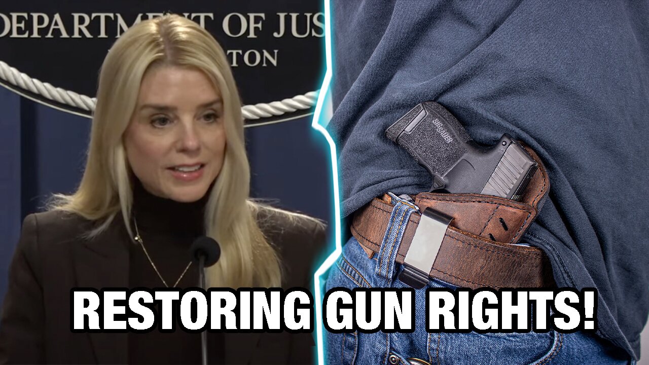 Bondi, Trump DOJ Signal Shift On the Gun Rights of Released Felons