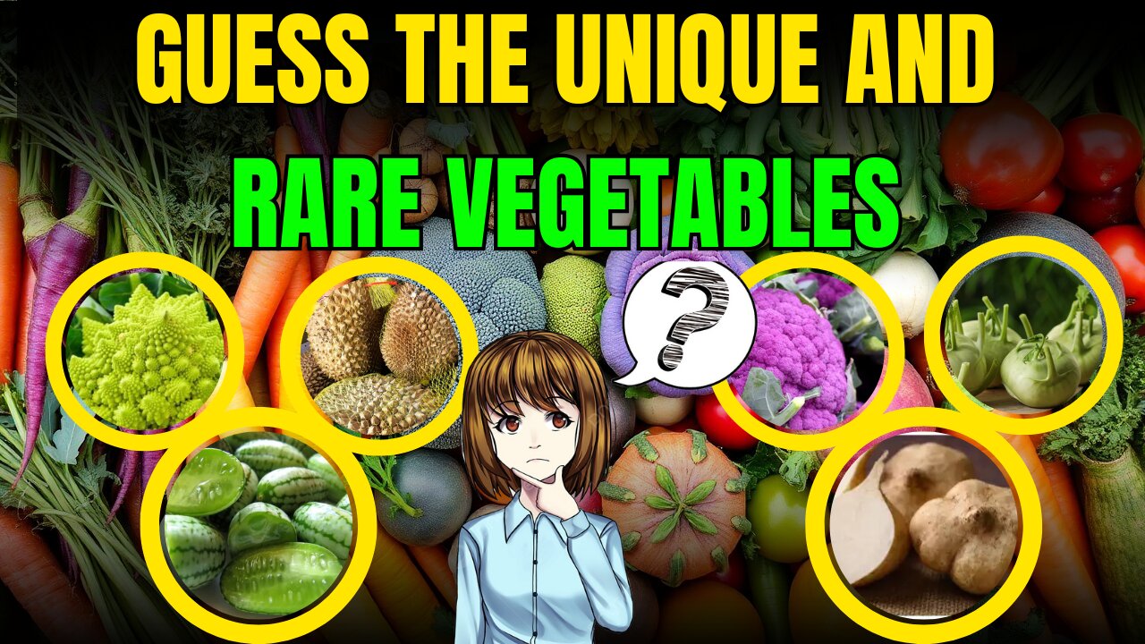99% Can’t Name These RARE Vegetables! 🧠 Can You? | Guess the Vegetable QUIZ 2025