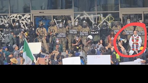 JESUITS CAUGHT ON CAMERA ACTIVELY FOMENTING THE PROTESTS IN LOS ANGELES!