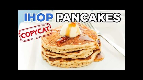 Fluffy IHOP Pancakes Recipe | BEST Copycat Buttermilk Pancakes