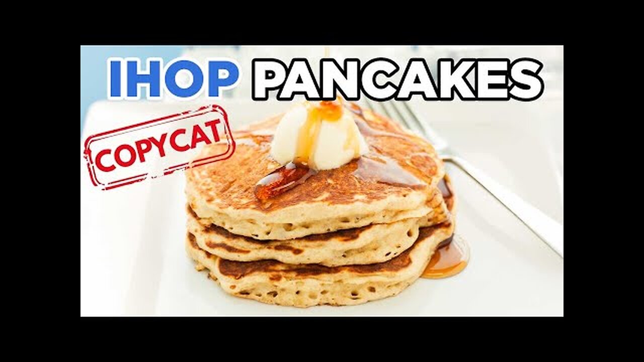 Fluffy IHOP Pancakes Recipe | BEST Copycat Buttermilk Pancakes