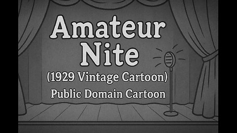 Oswald the Lucky Rabbit – Amateur Nite (1929 Vintage Cartoon | Public Domain)