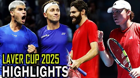 Carlos Alcaraz/Casper Ruud vs Reilly Opelka/Alex Michelsen | Laver Cup 2025