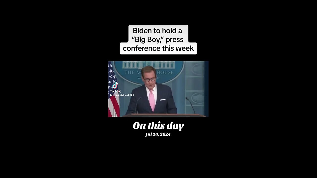 FLASHBACK: Biden’s big boy conference