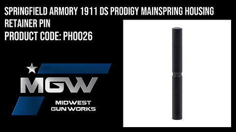 Springfield Armory 1911 DS Prodigy Mainspring Housing Retainer Pin - PH0026