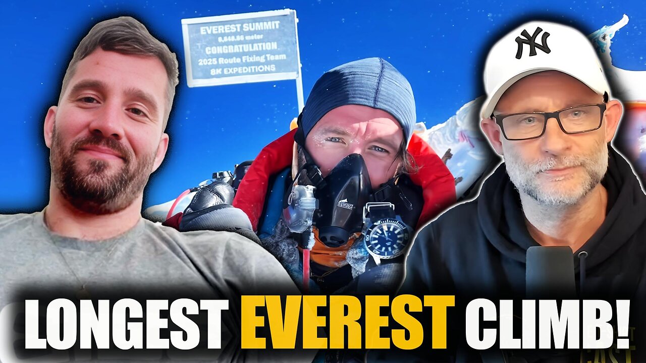 Former Marine Swims Channel, Cycles To Nepal And RUNS Up Everest