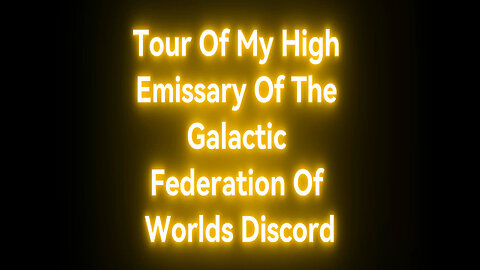 Tour Of My Discord And Sharing Knowledge On The Federation